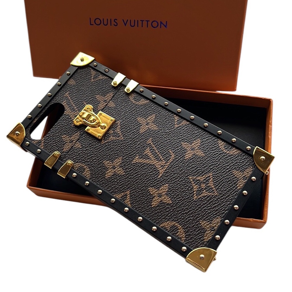🆕 LV Style Monogram IPhone 8 Pro-Max Phone Case📱